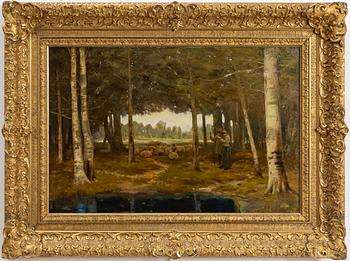 Unknown artist, Pastoral scene.