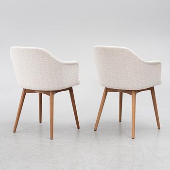 Karmstolar, 6 st, "Rely Armchair", &Tradition, Danmark.