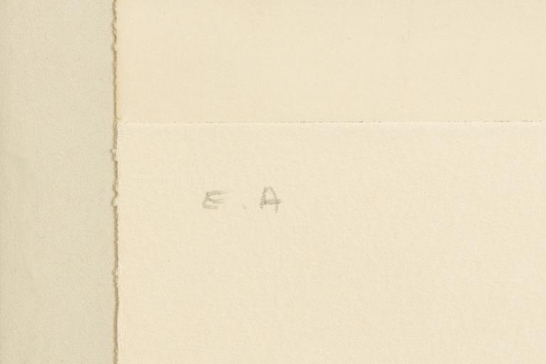Antoni Tàpies, "Edmond Jabès, Ca suit son cours".