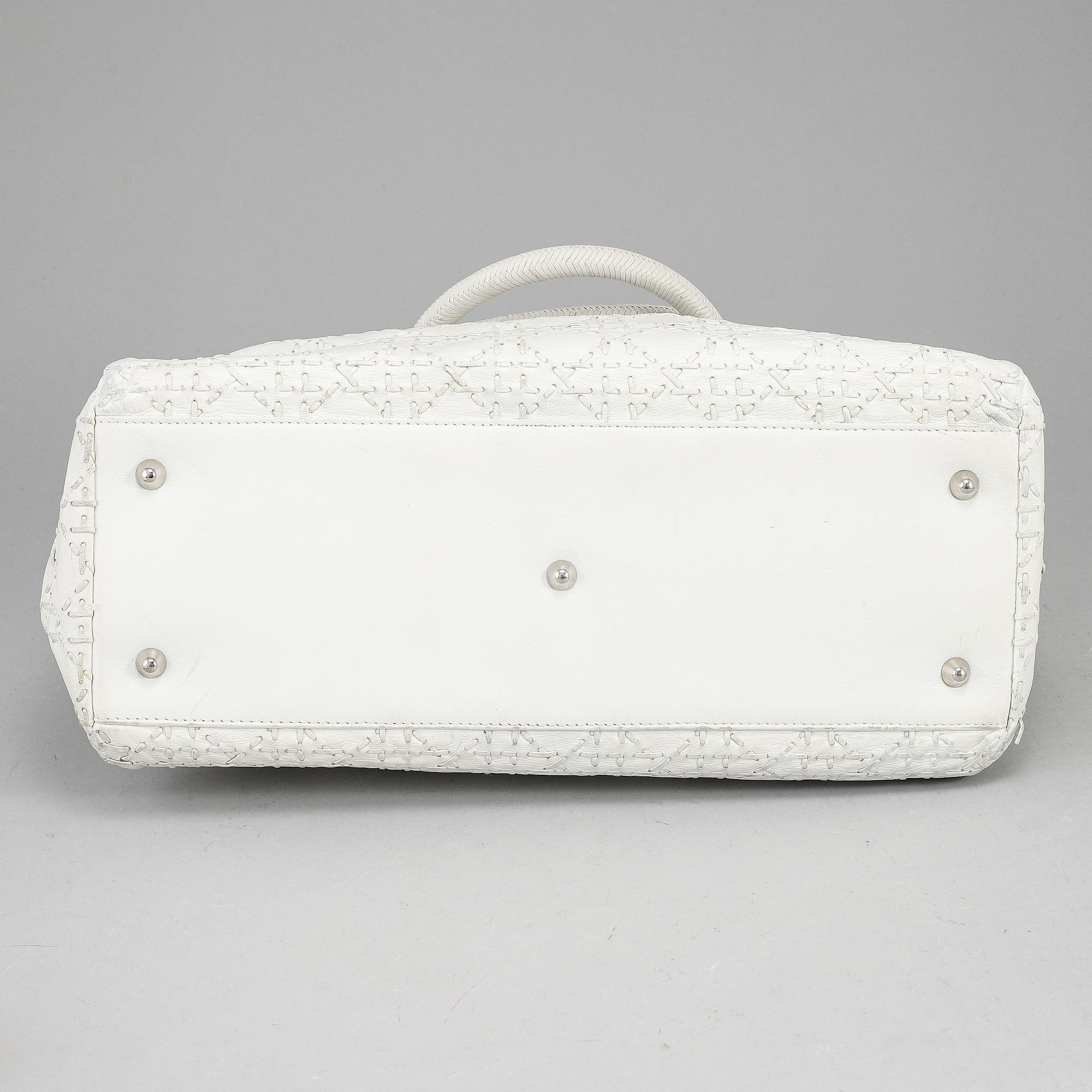 CHRISTIAN DIOR, 'Cannage Leather Tote Bag'.