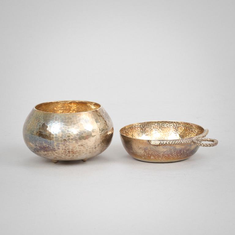 SKÅLAR, sterlingsilver, 2 st. Mexico. 340gr.