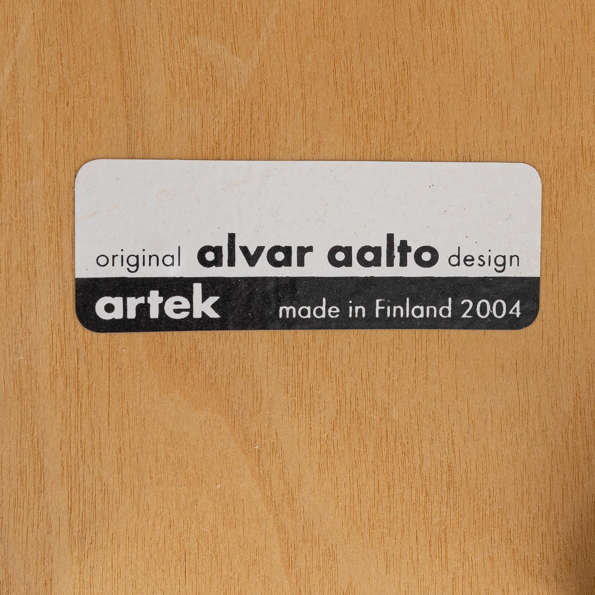 Alvar Aalto, children's chairs, 6 pcs, Artek, Finland.