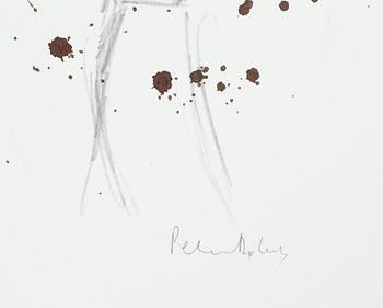 PETER DOHERTY, litografi, blandteknik, signerad och numrerad 24/25.