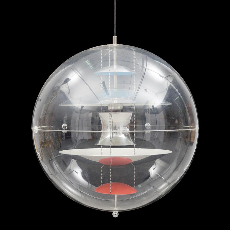 VERNER PANTON, taklampa, VP-globe, Louis Henningsen, 1970-tal.