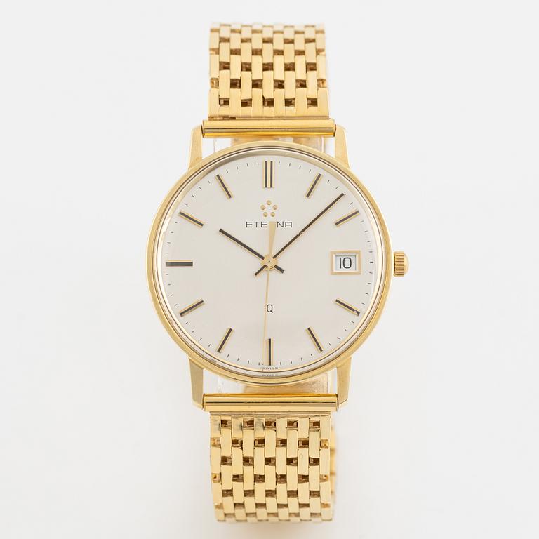 Eterna, Q, wristwatch, 33,5 mm.