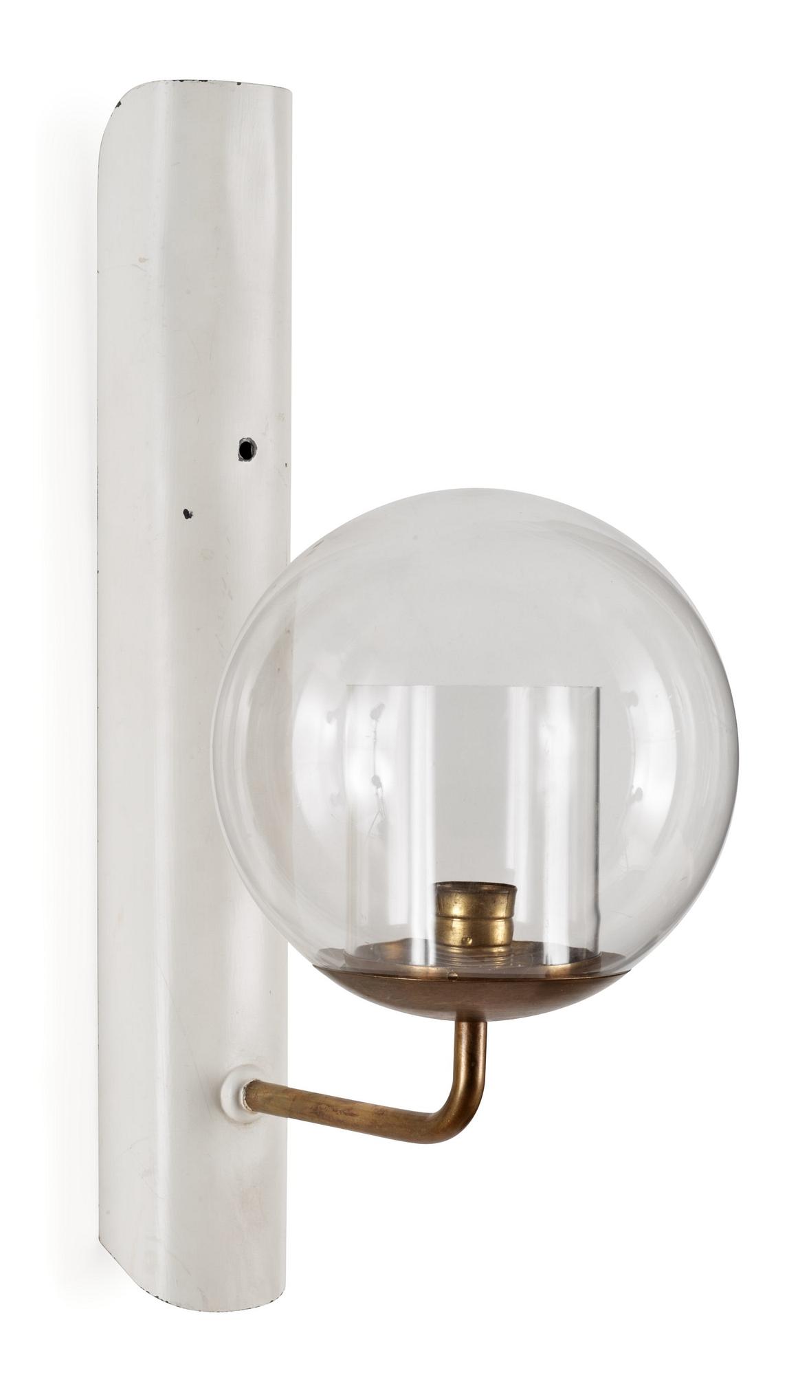 ALVAR AALTO, väggarmatur, för Paimio-sanatoriet, Taito Oy, Finland ca 1932.