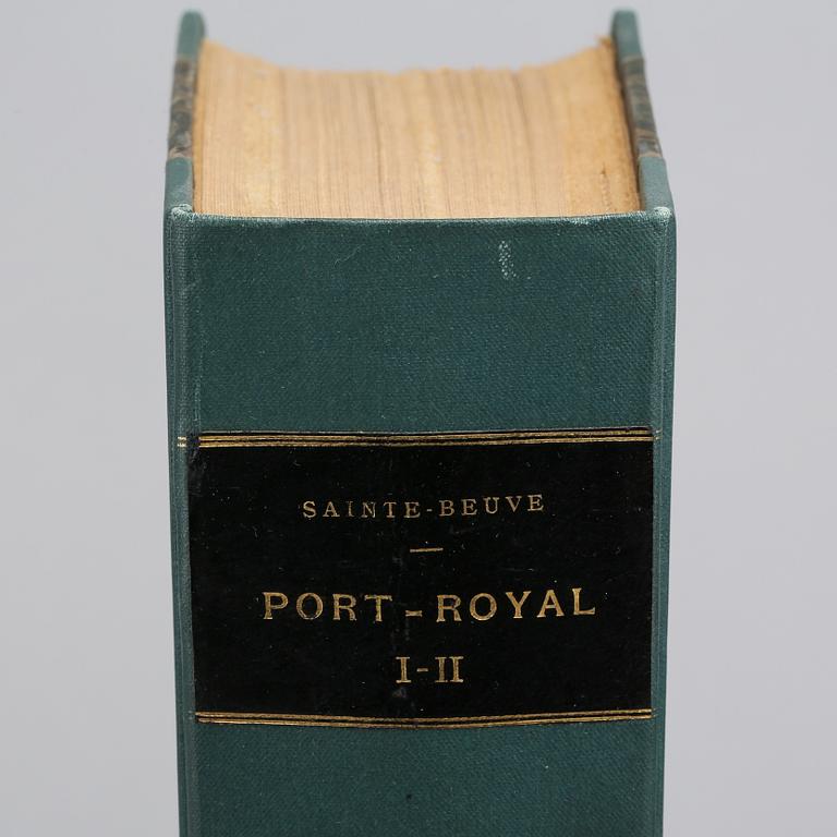 CAUSERIES DU LUNDI, 11 vol samt PORT ROYAL, 4 vol. Ca 1920.