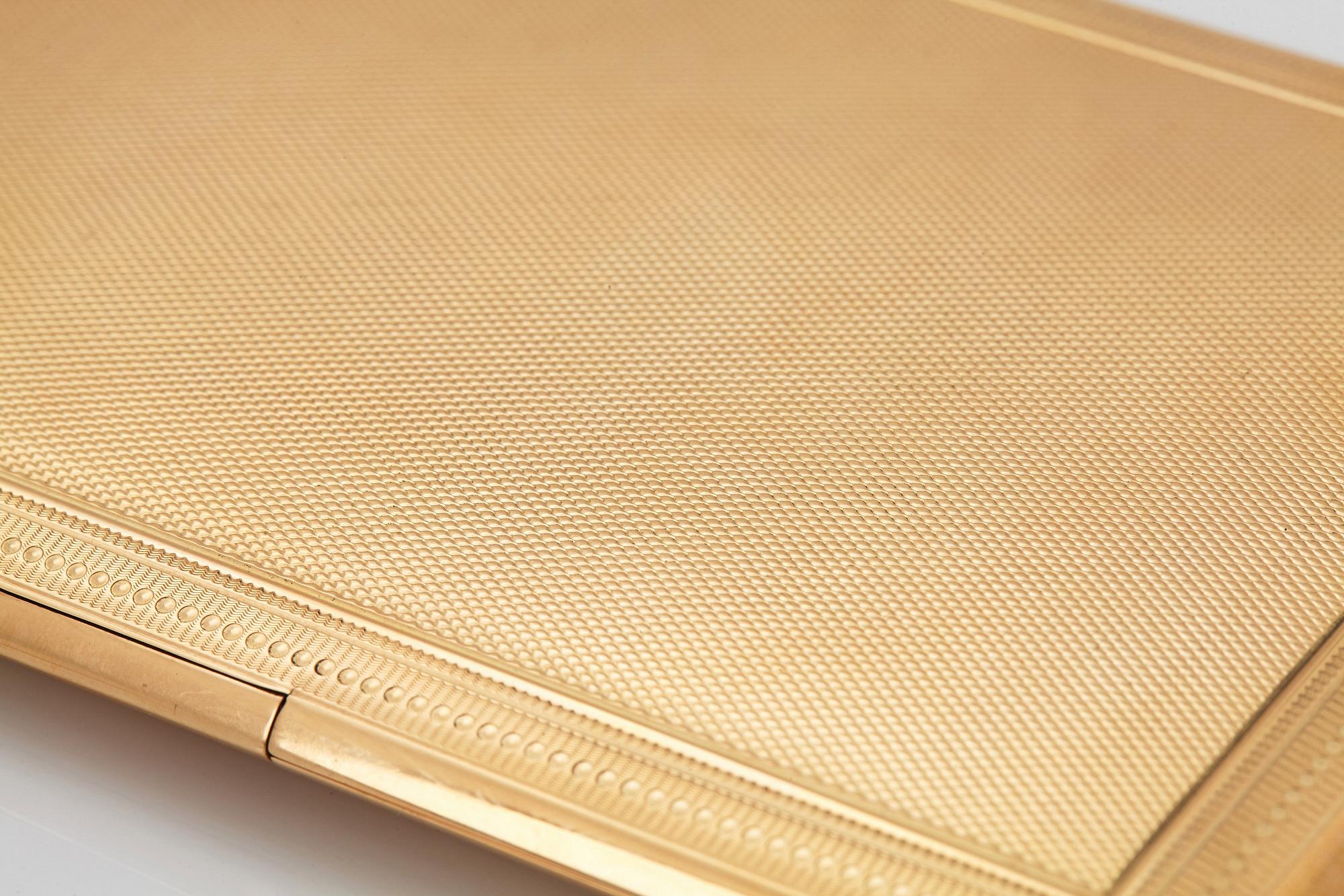 Cigarettetui 18K guld, Mappin & Webb.