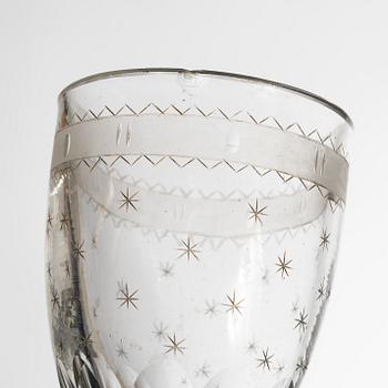 Vinglas, 2 par, omkring år 1800. Sengustavianska.