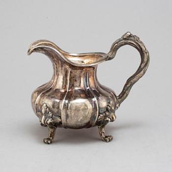 A silver creamer, St Petersburg 1851.