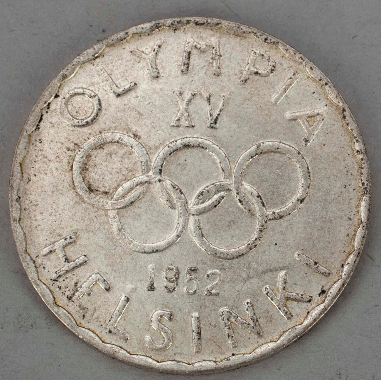 MINNESMYNT, silver, 500 mark, Finland 1952.