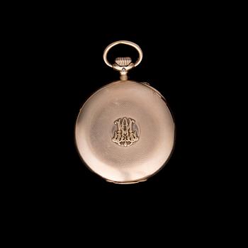 FICKUR, guld 14 k, A/B Schweiziska uraffären A.E Haglund, Helsingfors, total vikt 102 g.