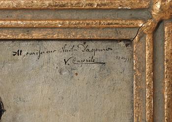 VINCENZO CAPRILE,  olja på duk, sign.