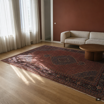 An Ardabil carpet approx. 295 x 200 cm.