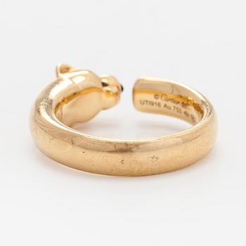 Cartier, ring, "Panthère de Cartier", liten modell, 18K guld, onyx och tsavoriter.