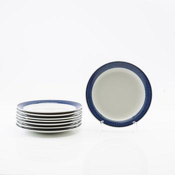 Hertha Bengtson, 31-piece "Koka blå" service, Rörstrand, late 20th century porcelain.