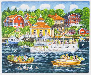 Bert Håge Häverö, Vid Furusund.