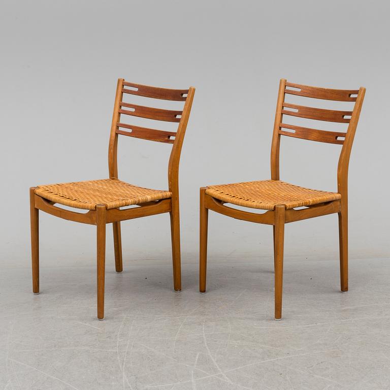 STOLAR, 6 st, Sibast Furniture, Danmark, 1900-talets mitt.
