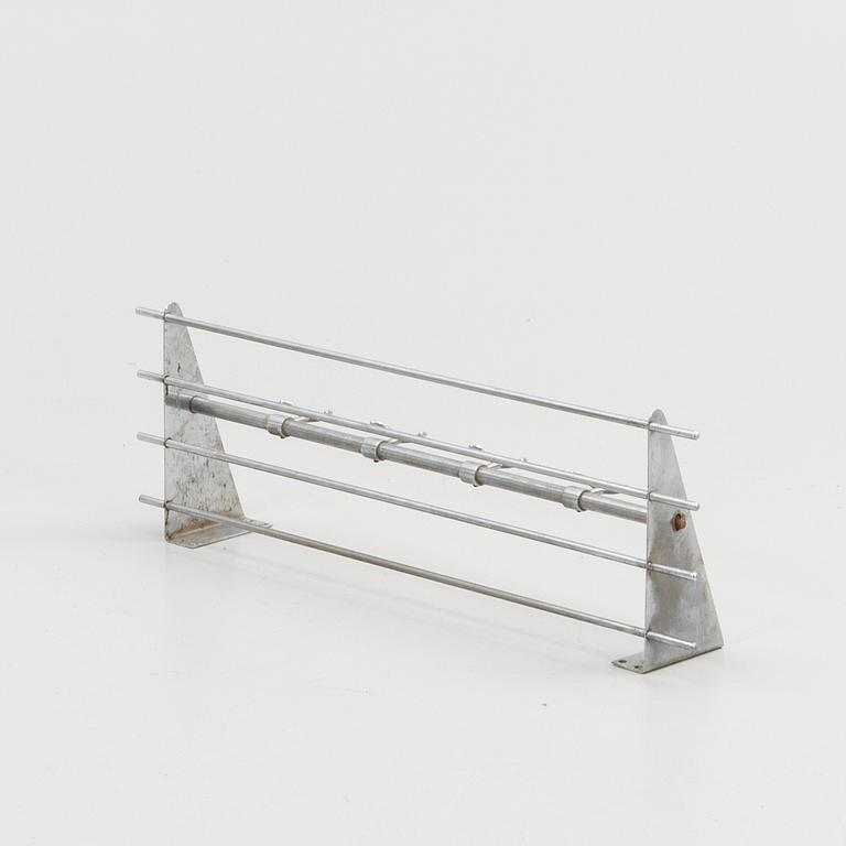 Mogens Mogensen, Hat rack, chrome-plated metal, second half of the 20th century for Albin Karlsson's Metal Factory, Eskilstuna.