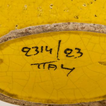 Aldo Londi, Rasia ja maljapari, keramiikkaa, Bitossi, Montelupo Fiorentino, Italia 1961 ja 1950-luvun loppu.