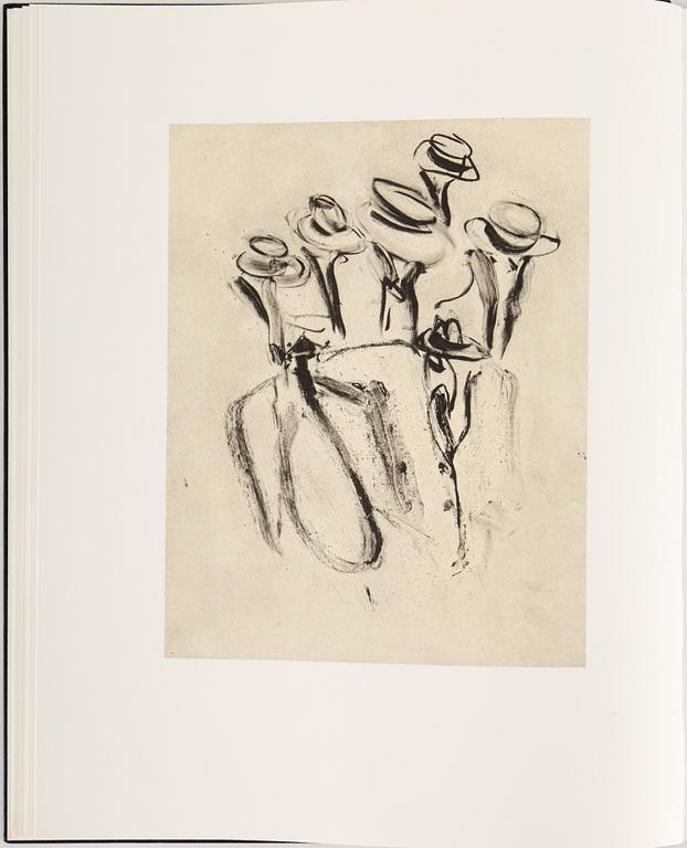 WILLEM DE KOONING, Poems by Frank O'Hara with litographs by Willem De Kooning, signerad och numrerad 174/550.