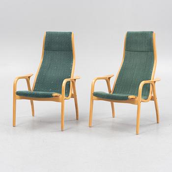 Yngve Ekström, fåtöljer, ett par, "Lamino", Swedese.