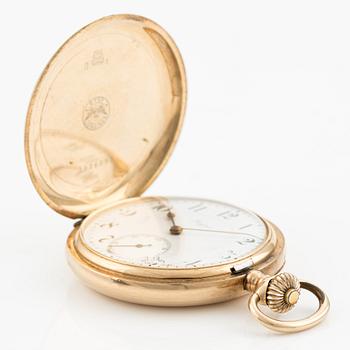 Longines, pocket watch, hunter-case, 49 mm.