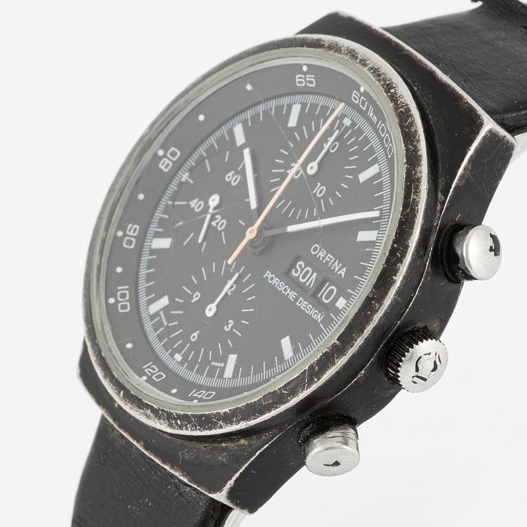 Orfina, Porsche Design, wristwatch, chronograph, 40 mm.