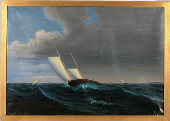 CARL JOHAN GRANBERG, olja på duk. Sign o dat 1882.