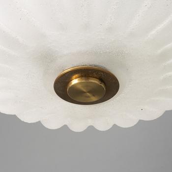 A Swedish Modern ceiling lamp, probably Pukeberg, 1940's/50's.