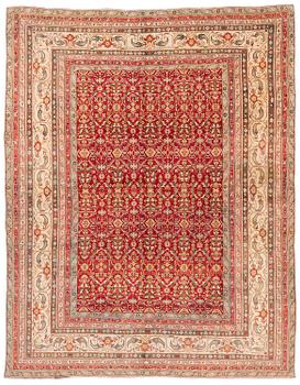 443. An antique Agra carpet, North India, c. 470 x 370 cm.