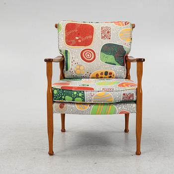 Josef Frank, a model 891 armchair, Firma Svenskt Tenn, Sweden.