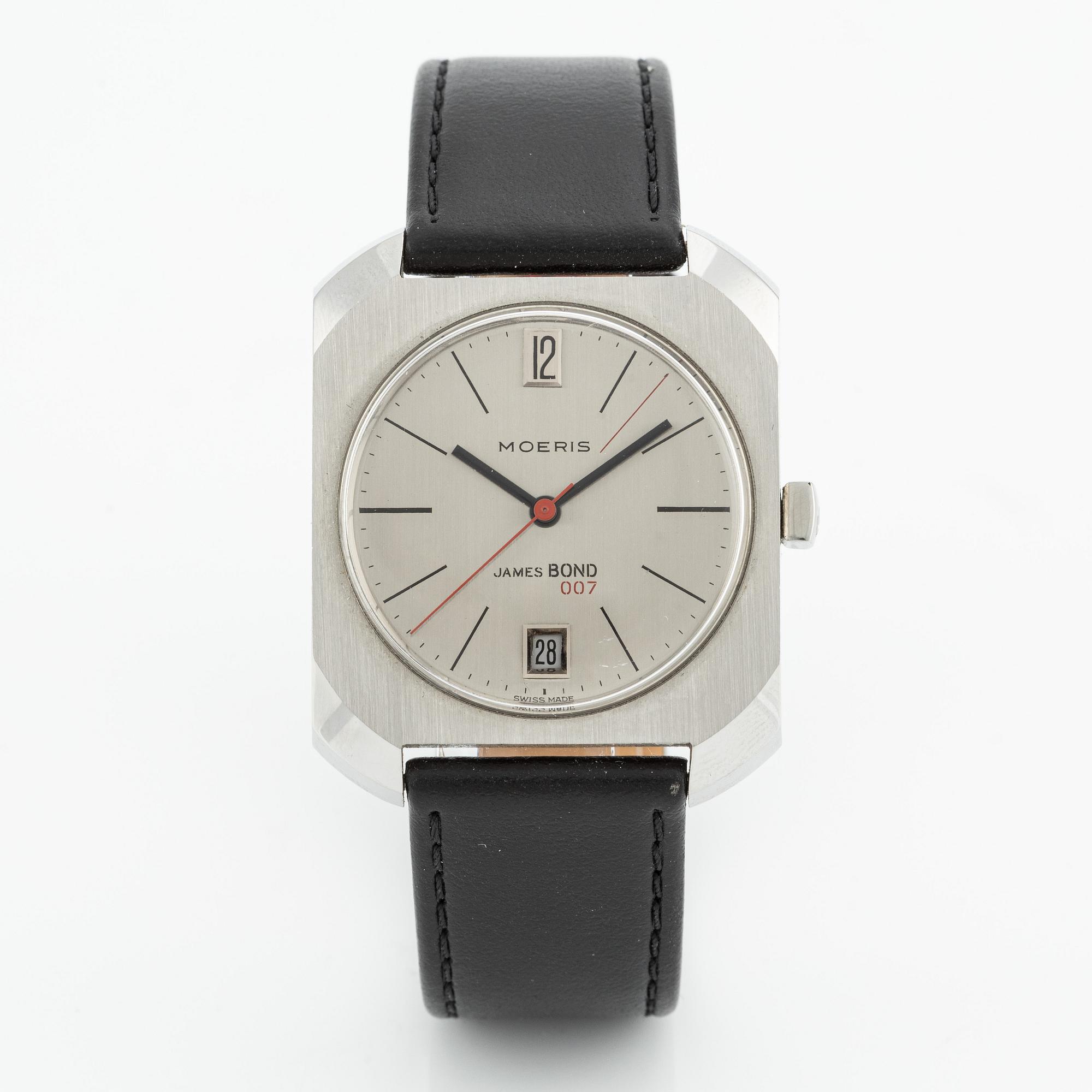 Moeris, James Bond 007, wristwatch, 34 x 42 mm.
