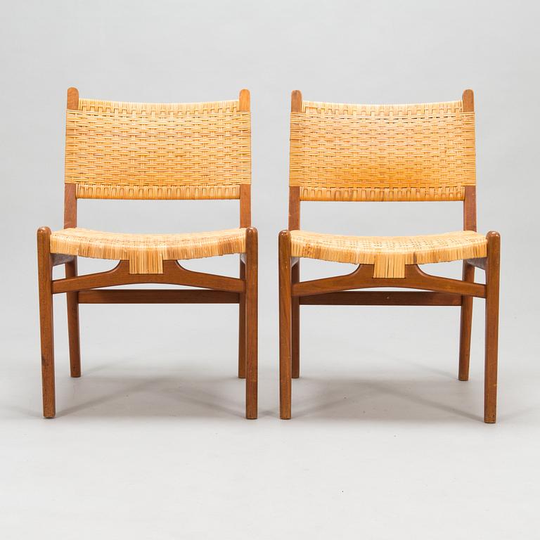 Hans J Wegner, tuoleja 7 kpl, malli  CH-31 Carl Hansen & Son, Tanska 1960-luku.