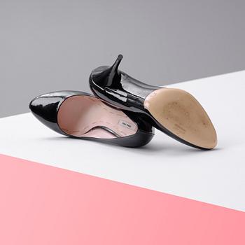 PUMPS, MIU MIU, storlek 37 1/2.