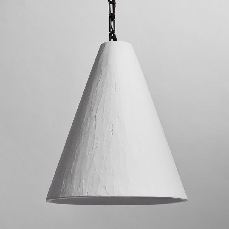 Rose Uniacke, taklampa, "Plaster Cone Hanging Light", Rose Uniacke, Storbritannien.