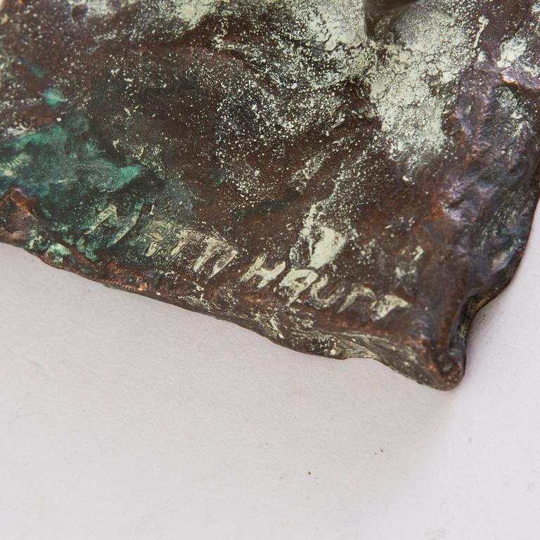 MATTI HAUPT, bronze, signed.