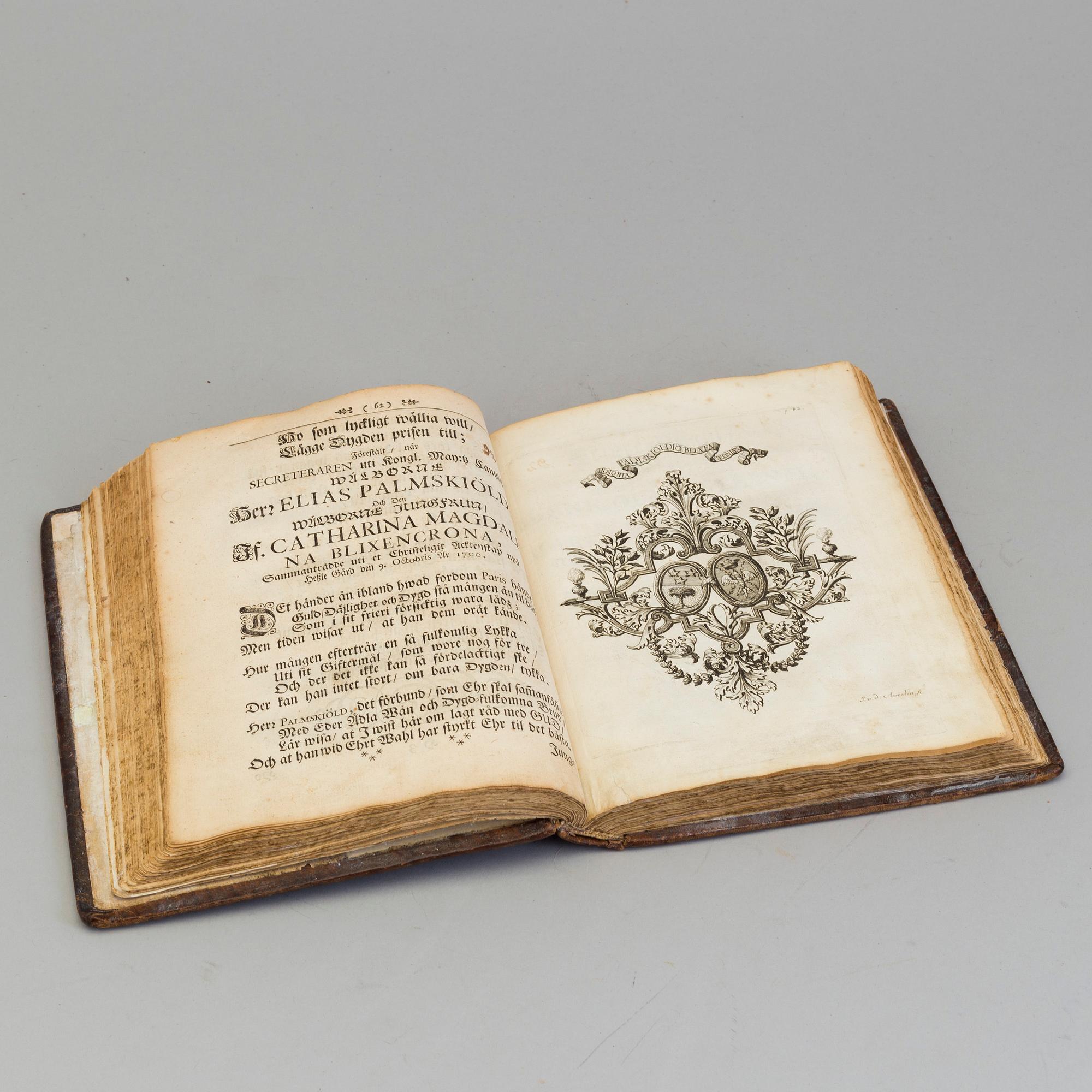 A book,  Sophia Elisabeth Brenner, 
Stockholm 1713.