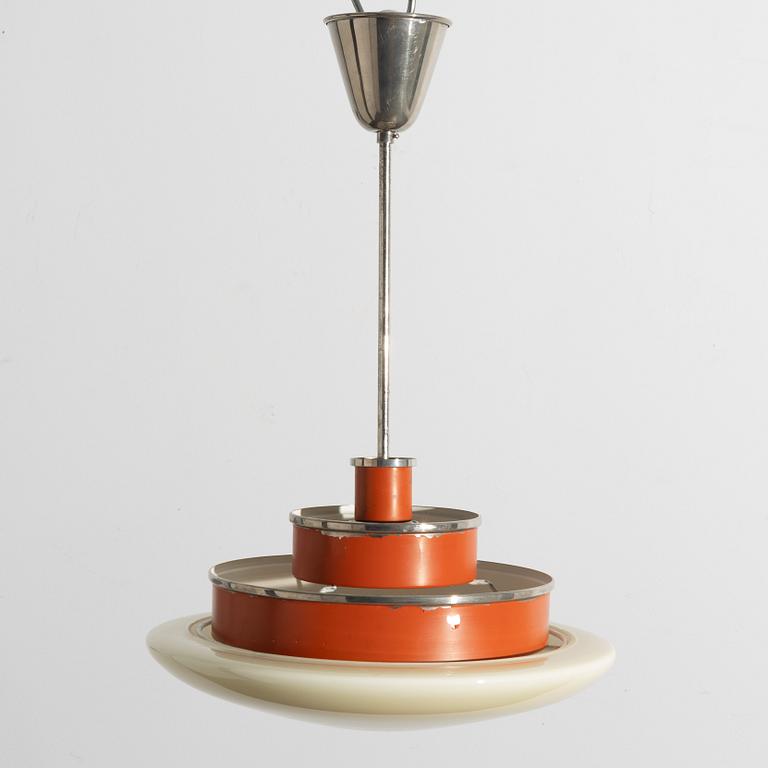 Erik Tidstrand, a ceiling lamp model "28908", Nordiska Kompaniet, 1930s.