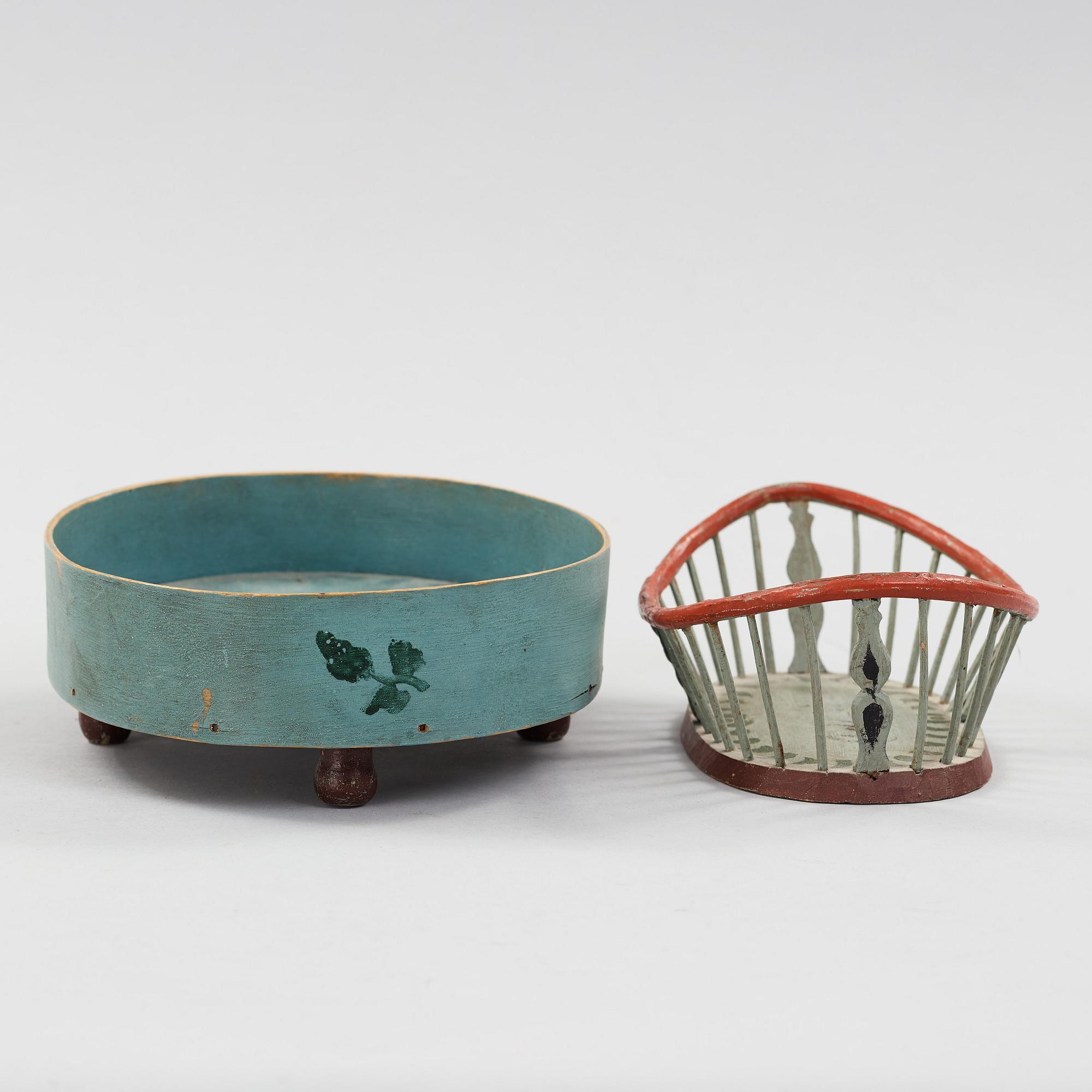 two baskets from the 19th century.