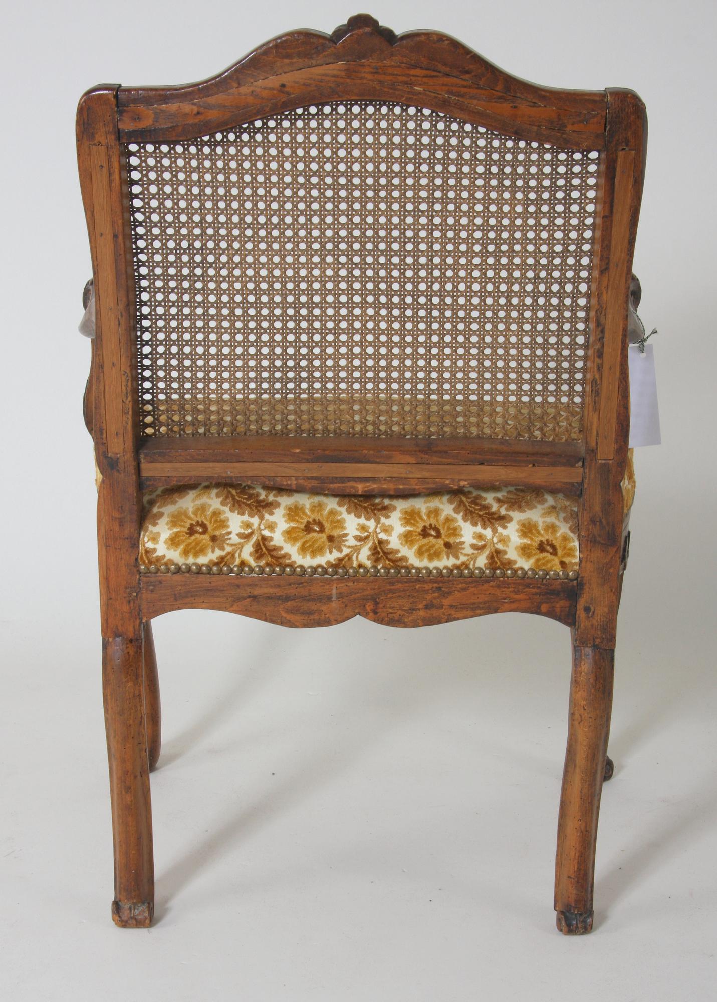 KARMSTOL. Louis XV, 1700-tal, sign I GOVRDIN.