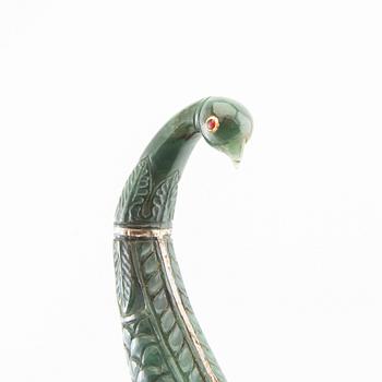 Powder flask, Indian Mughal, 19th century.
