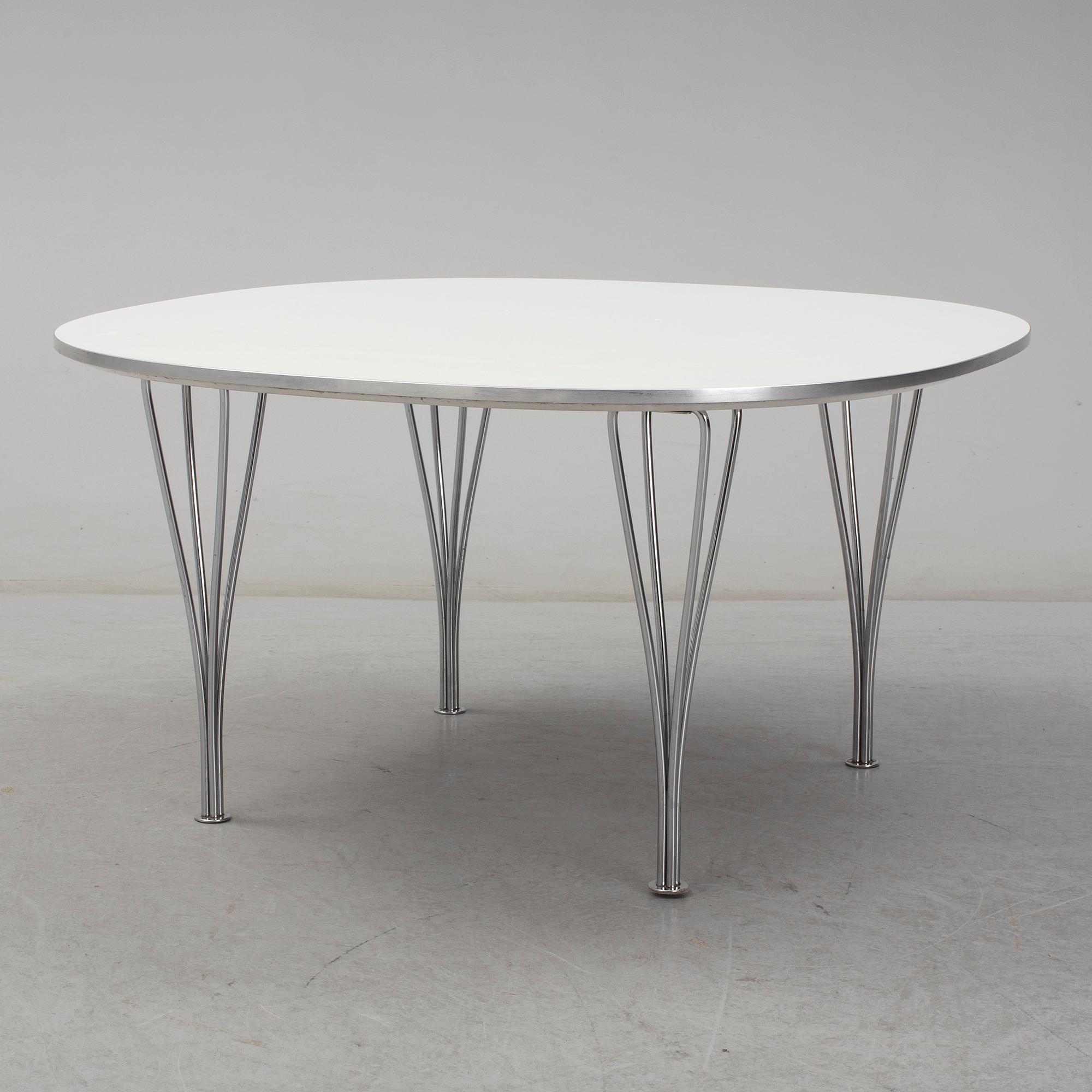 PIET HEIN och BRUNO MATHSSON, "Superellips", soffbord, Fritz Hansen, Danmark, 1988.