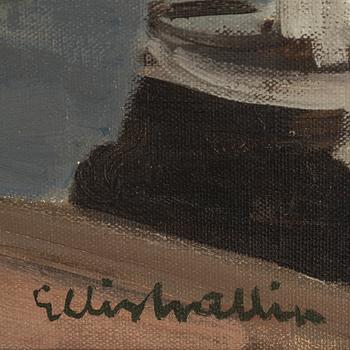 ELLIS WALLIN, oil on canvas, signed.