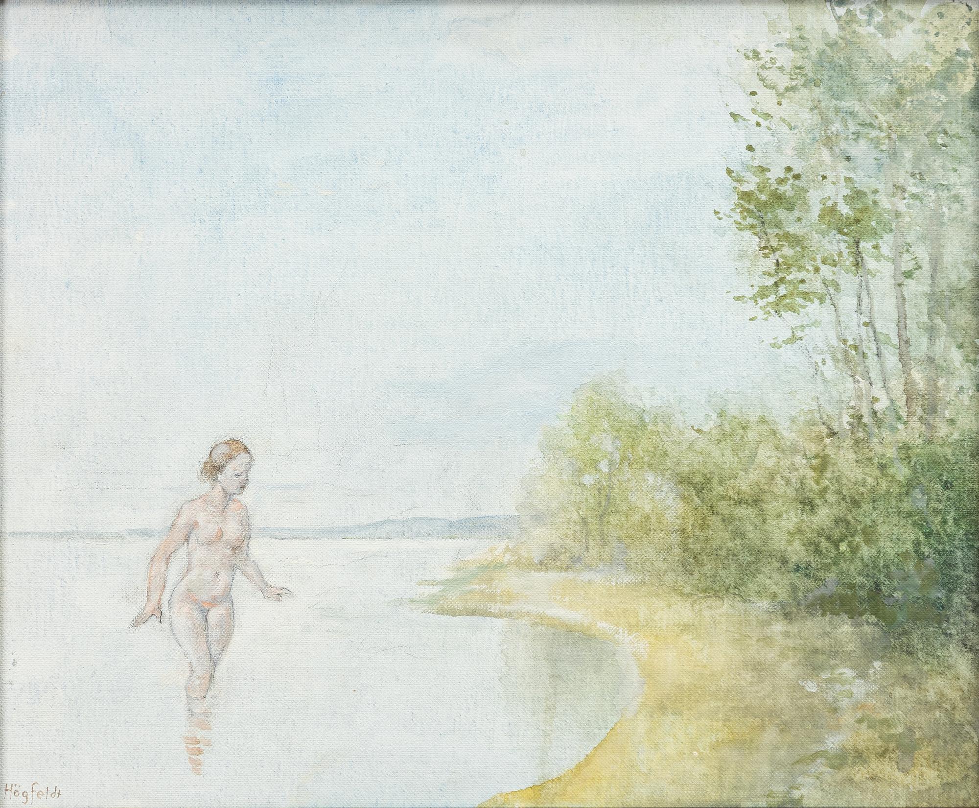 Robert Högfeldt, Wading woman.