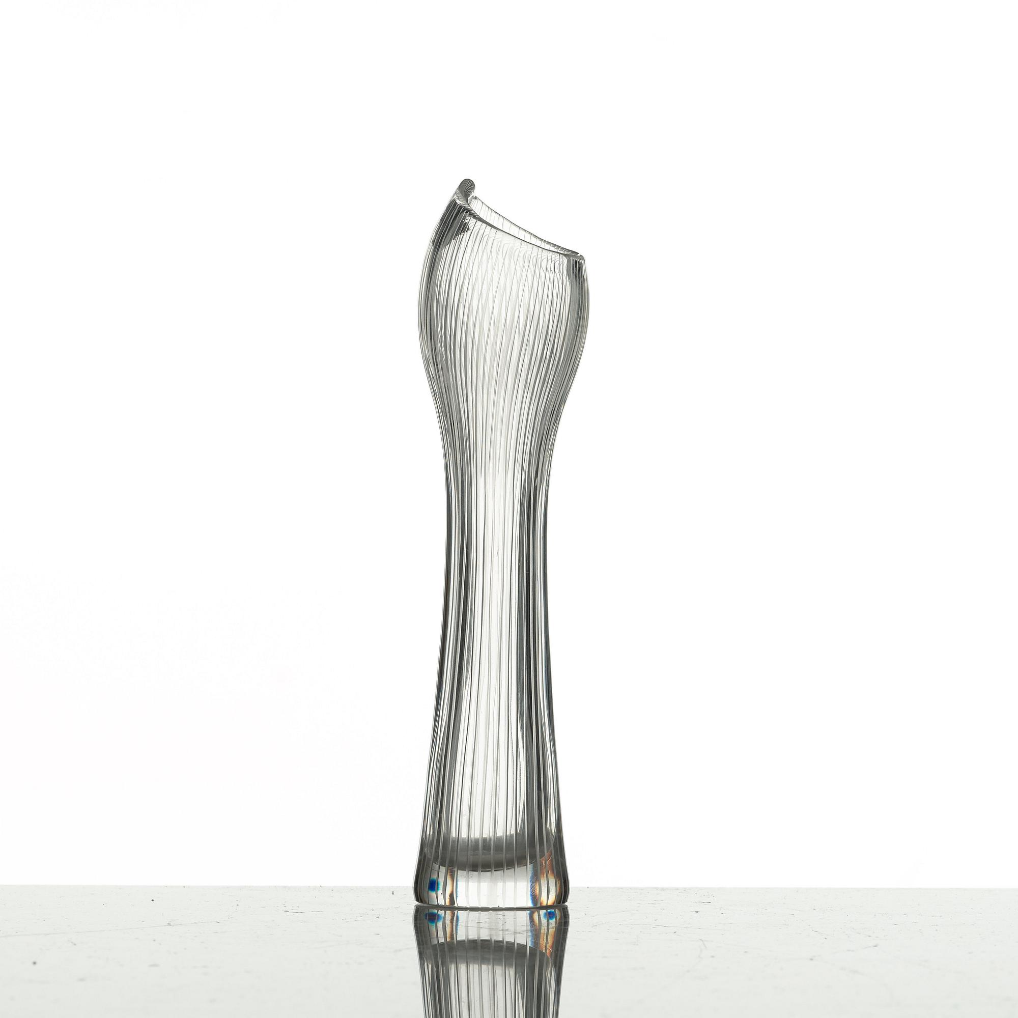 Tapio Wirkkala, TAPIO WIRKKALA, a set of three pieces of art glass, Iittala, Finland 1950's.