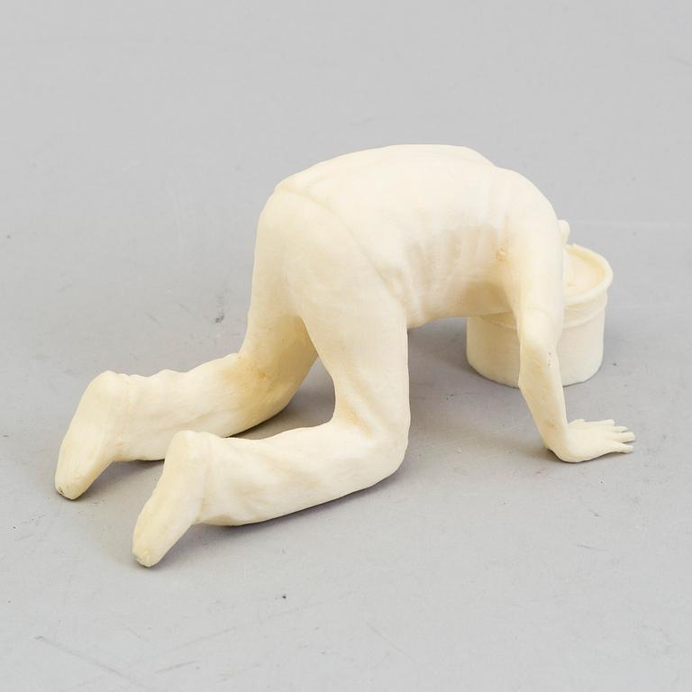 FREDRIK WRETMAN, skulptur, plast, monogramsignerad, daterad -10 och numrerad 37/80.