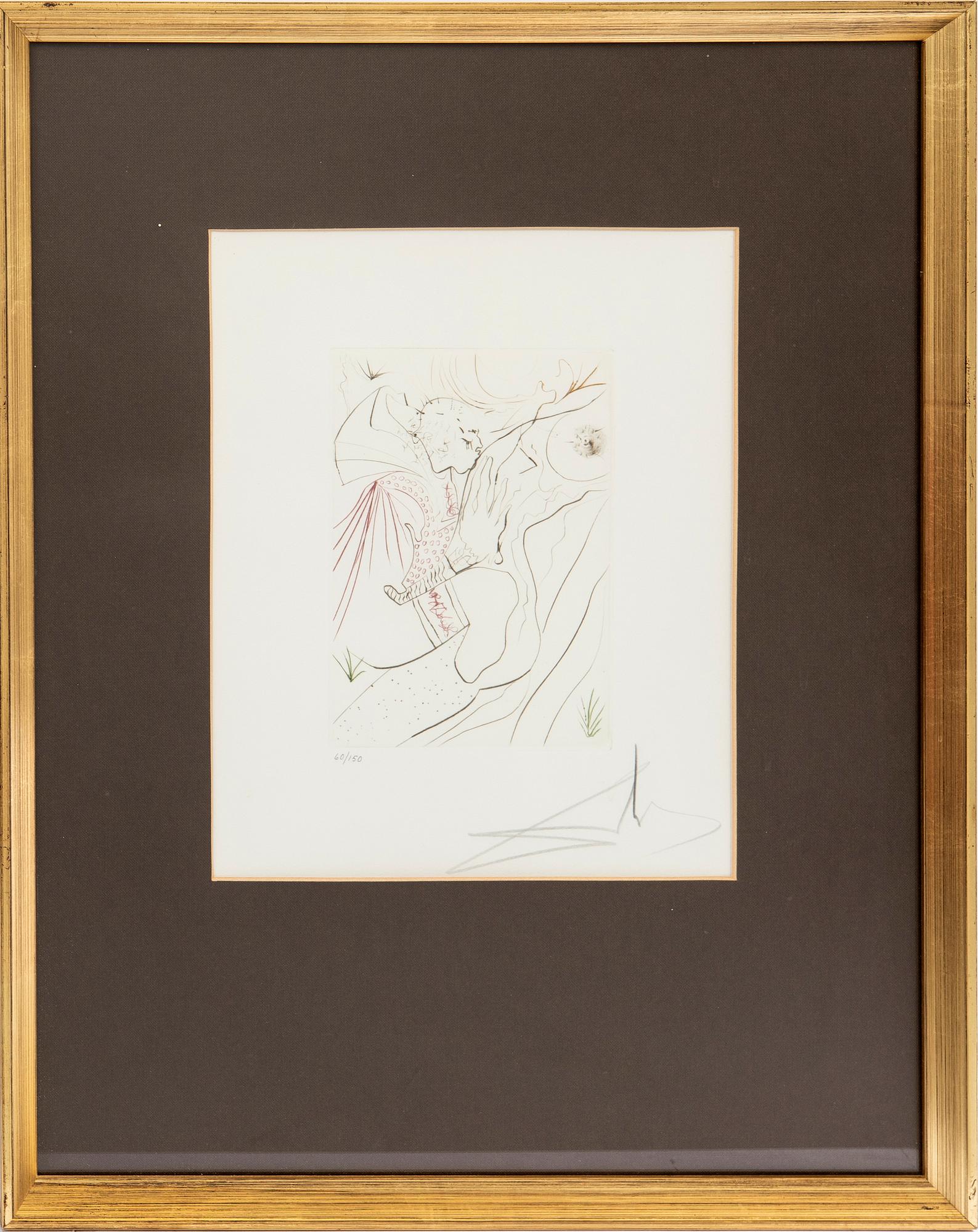 Salvador Dalí, “Le Peche partage” from “Le Décameron”.