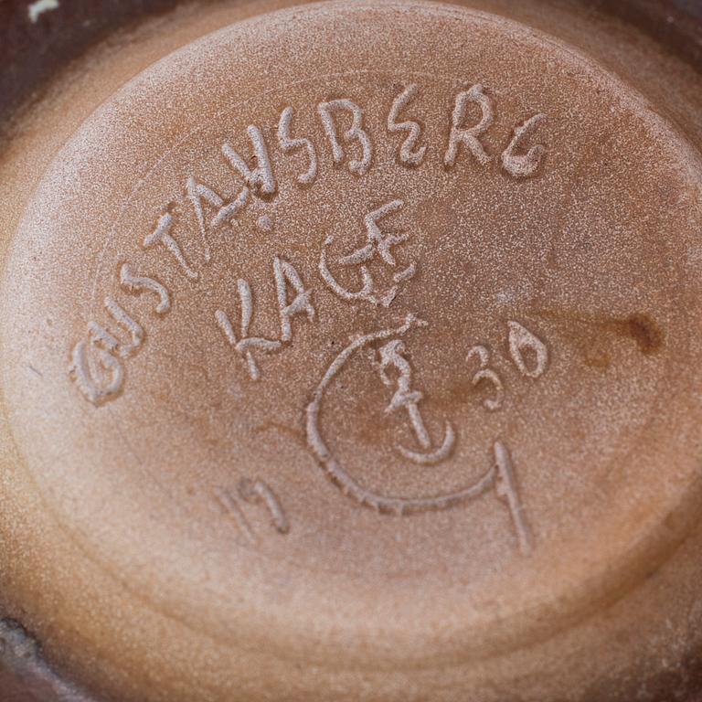 Wilhelm Kåge, A 'Farsta' stoneware vase, Gustavsberg 1930.