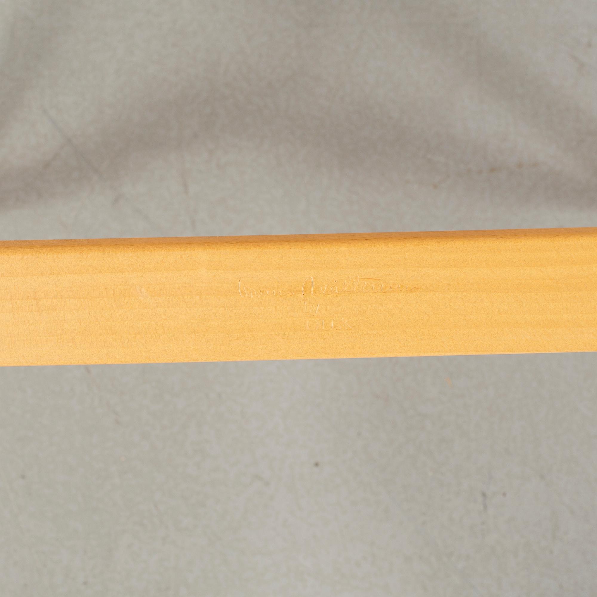 A late 20th century armchair by Bruno Mathsson, named "Eva".